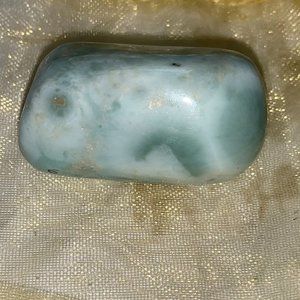 Larimar Freeform Stone Crystal from the Dominican Republic